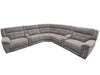 Parker Living Richland - Bristol Grey 7 Piece Modular Power Reclining Sectional with Power Adjustable Headrests