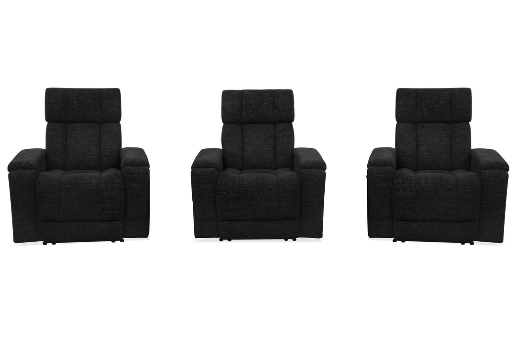 Parker Living Phoenix Zero Gravity Power 3 Seat Home Theater Seating with Immersive Audio P3