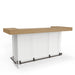 Parker House Americana Modern Dining 78 inch Bar with Quartz Insert