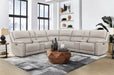 Parker Living Easton - Steamboat Brown 7 Piece Zero Gravity Power Reclining Sectional with Power Adjustable Headrests