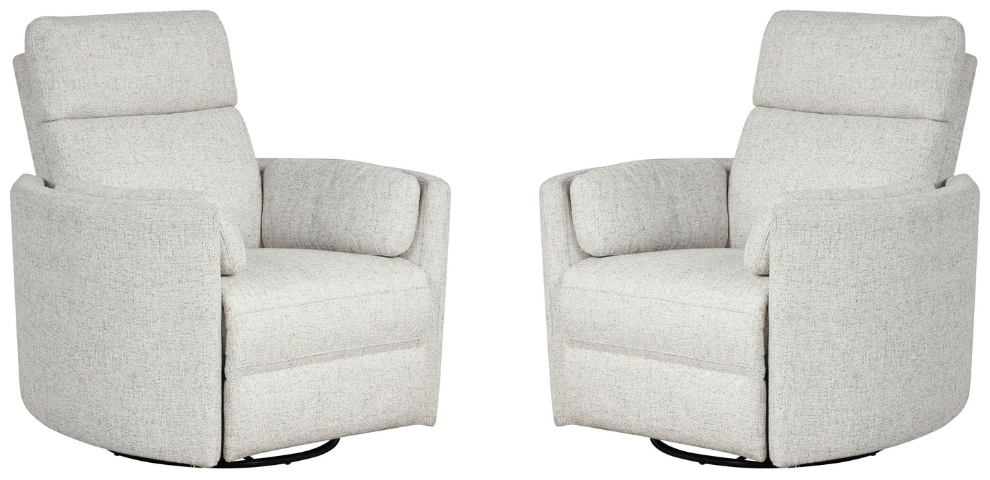 Parker Living Radius Power Swivel Glider Recliner Two Pack