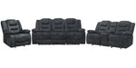 Parker Living Bolton - Misty Storm Manual Reclining Sofa Loveseat and Recliner