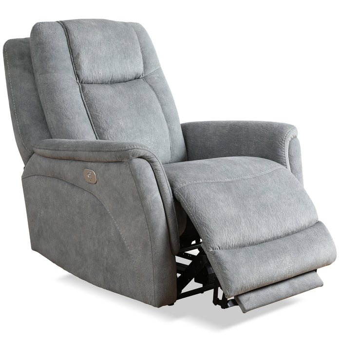 Parker Living Linus - Hudson Grey Power Reclining Sofa Loveseat and Recliner