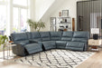Parker Living Whitman - Powered By Freemotion 6 Piece Modular Power Reclining Sectional with Power Adjustable Headrests
