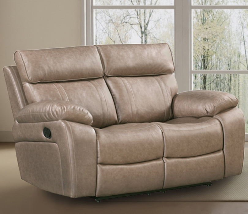 Parker Living Theon - Stokes Toffee Manual Reclining Sofa and Loveseat
