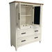 Parker House Americana Modern Bedroom 7 Drawer Door Chest with Workstation