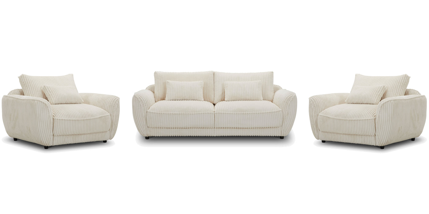 Parker Living Utopia - Mega Ivory Sofa and 2 Chair and Half