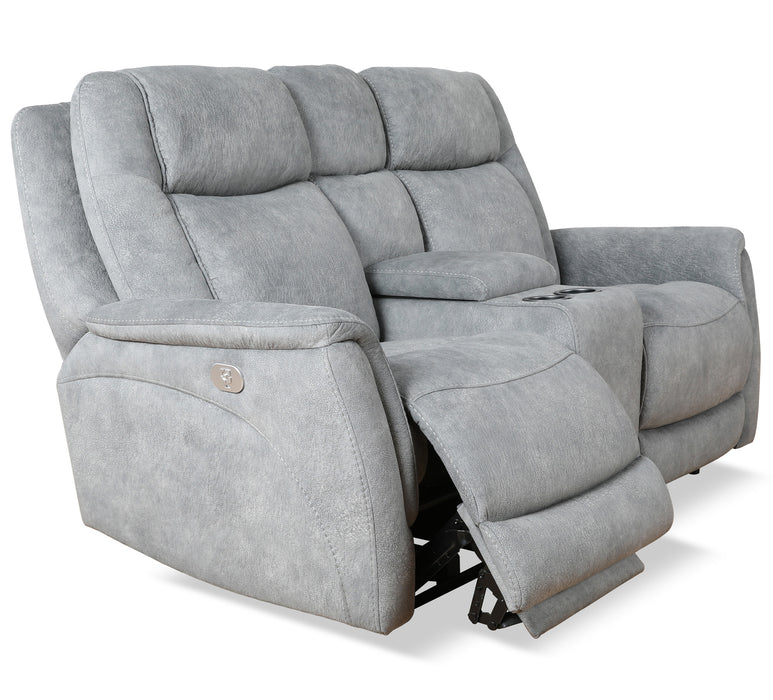 Parker Living Linus - Hudson Grey Power Reclining Sofa Loveseat and Recliner