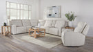 Parker Living Lancaster - Fluffy River Rock 6 Piece Zero Gravity Power Reclining Sectional with Power Adjustable Headrests