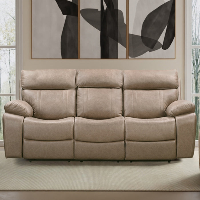 Parker Living Theon - Stokes Toffee Manual Reclining Sofa with Drop Down Table