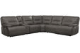 Parker Living Spartacus 6 Piece Modular Power Reclining Sectional with Power Adjustable Headrests
