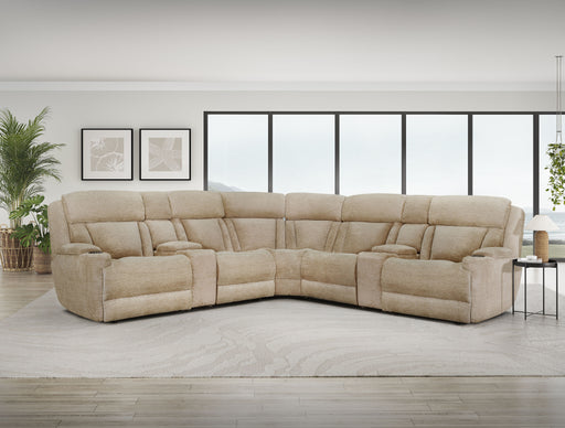 Parker Living Dalton 7 Piece Modular Power Reclining Sectional with Power Adjustable Headrests