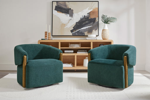 Parker Living Finley Swivel Accent Chair Two Pack