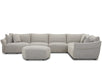 Parker Living Playful - Canes Cobblestone Ottoman with Casters