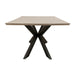 Parker House Crossings - Monaco Dining 84 Inch Rectangular Dining Table with 4 Upholstered Chairs