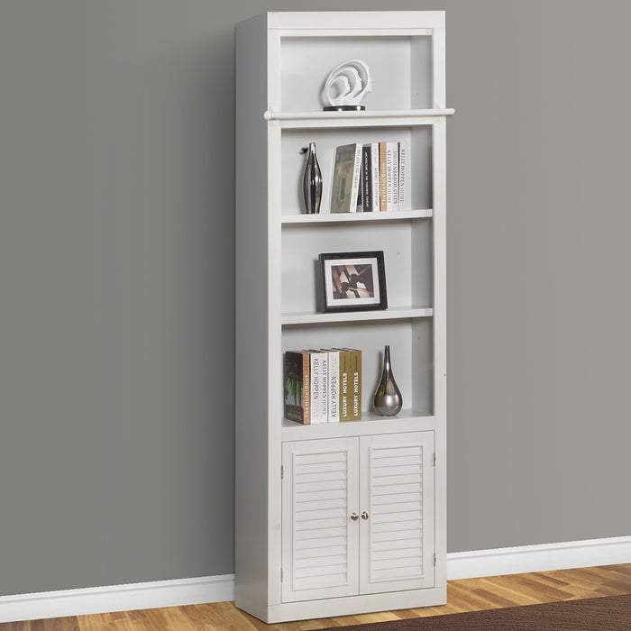Parker House Boca 9 Piece Entertainment Wall with Corner Bookcases