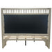 Parker House Americana Modern Bedroom King Shelter Bed 2 Nightstands Dresser with Mirror and Chest