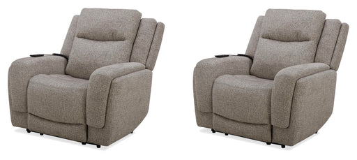 Parker Living Penfield - Frappe Power Zero Gravity Recliner with Heat & Massage Two Pack