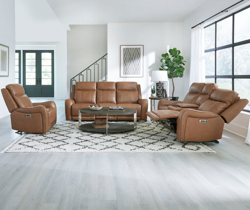 Parker Living Haywood - Butternut Power Reclining Sofa Loveseat and Recliner