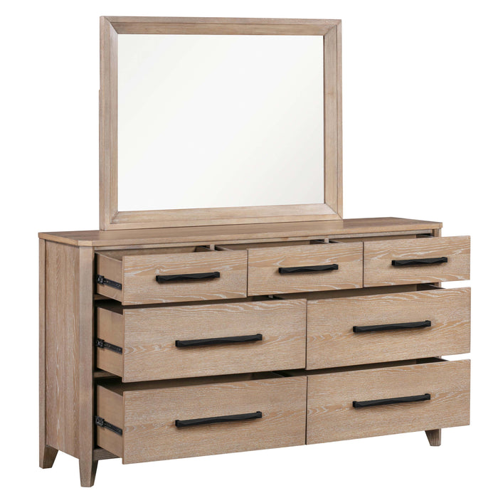 Parker House Breckenridge - Bedroom Queen Bed with Dresser and Mirror