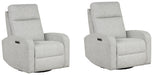 Parker Living Thriller Power Swivel Glider Recliner Two Pack