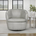 Parker Living Barolo 100% Italian Leather Swivel Club Chair