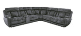 Parker Living Dalton 6 Piece Modular Power Reclining Sectional with Power Adjustable Headrests