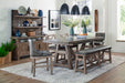 Parker House Lodge Dining Swivel Counter Sling Chair Two Pack