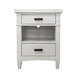 Parker House Americana Modern Bedroom King Shelter Bed with 2 Nightstands and Dresser with Mirror