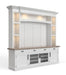 Parker House Americana Modern 92 Inch TV Console with Hutch Back Panel and LED Lights