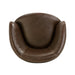 Parker Living Barolo 100% Italian Leather Swivel Club Chair