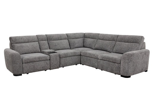 Parker Living Kline - Nightfall 6 Piece Power Sliding Sectional with Extension Footrests