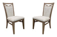 Parker House Americana Modern Dining Upholstered Dining Chair Two Pack