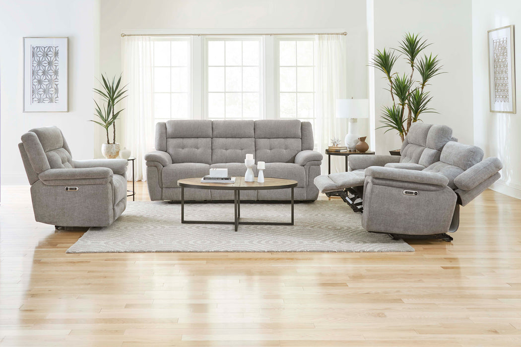Parker Living Richland - Bristol Grey Power Recliner Two Pack