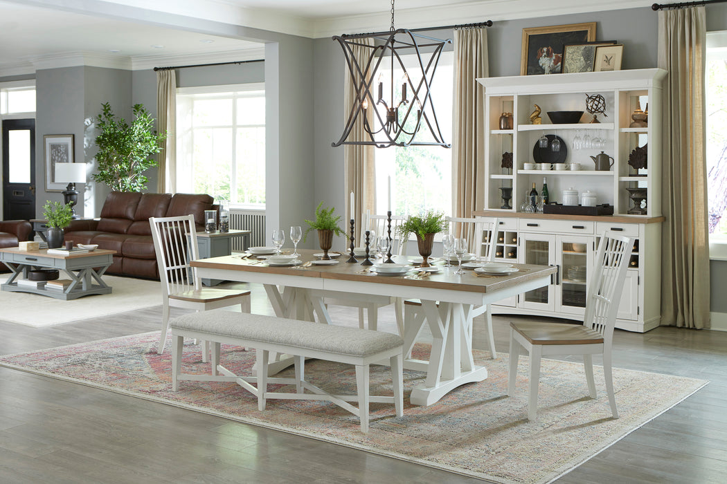 Parker House Americana Modern Dining 58 Inch Upholstered Bench