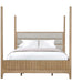 Parker House Escape - Bedroom Queen Poster Bed 2 Nightstands Dresser with Mirror and Chest