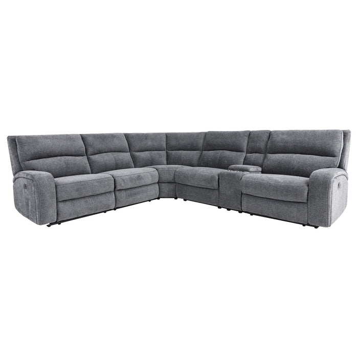 Parker Living Polaris 6 Piece Modular Power Reclining Sectional with Power Adjustable Headrests
