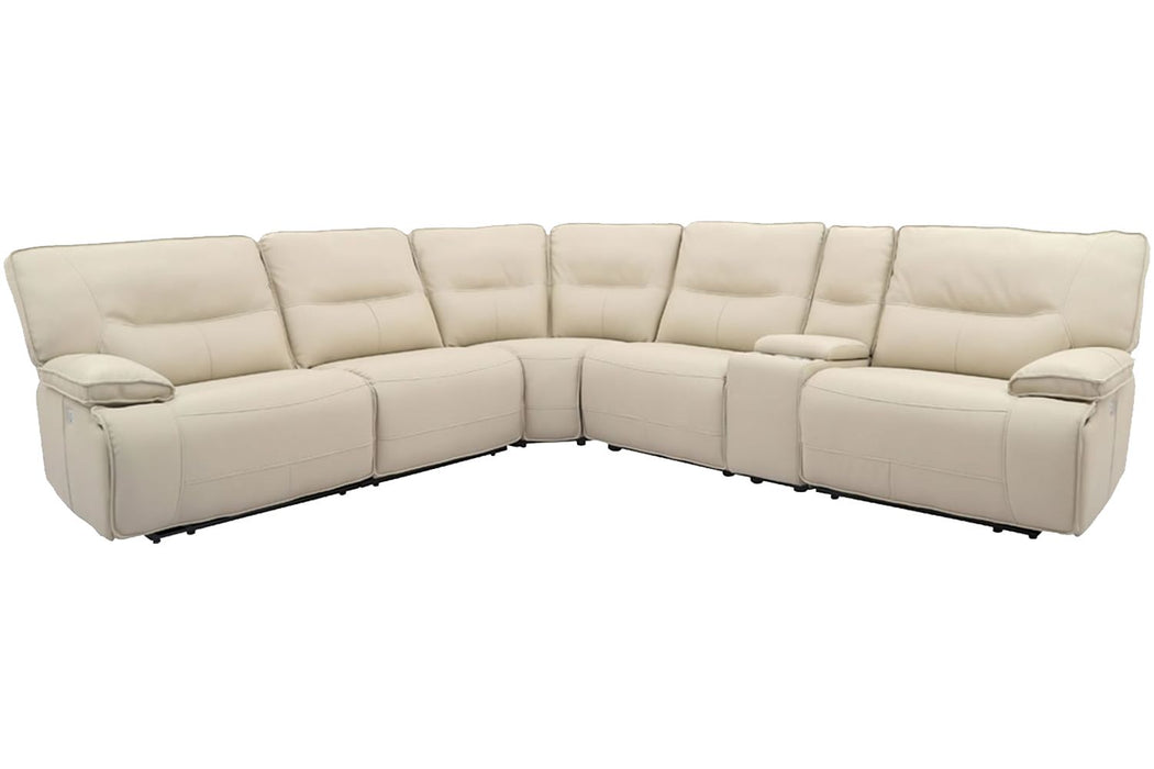 Parker Living Spartacus 6 Piece Modular Power Reclining Sectional with Power Adjustable Headrests