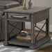 Parker House Sundance - Smokey Grey Cocktail Table with 2 End Tables and Console Table