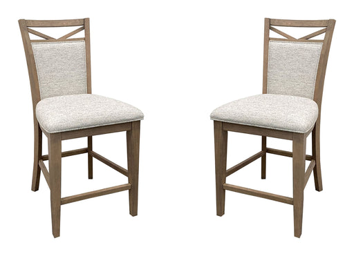 Parker House Americana Modern Dining Upholstered Counter Chair Two Pack