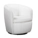 Parker Living Barolo 100% Italian Leather Swivel Club Chair