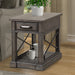 Parker House Sundance - Smokey Grey Cocktail Table with 2 Chairside Tables and Console Table