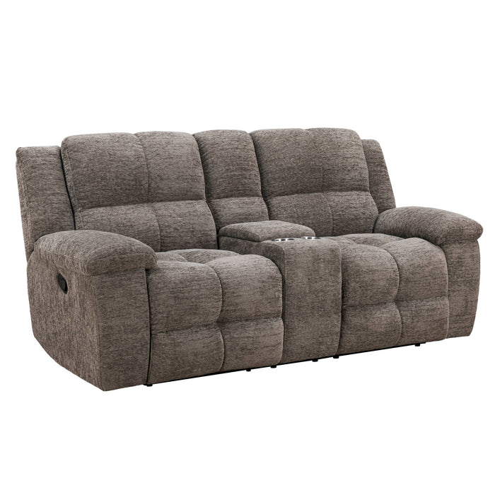 Parker Living Buster Manual Reclining Console Loveseat