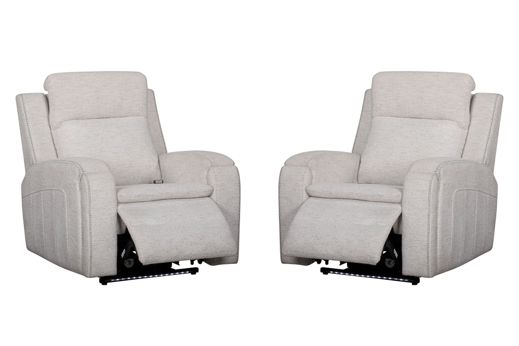 Parker Living Armstrong Power Recliner with Heat Massage and Auto-Glide Two Pack
