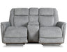 Parker Living Linus - Hudson Grey Zero Gravity Power Reclining Console Loveseat
