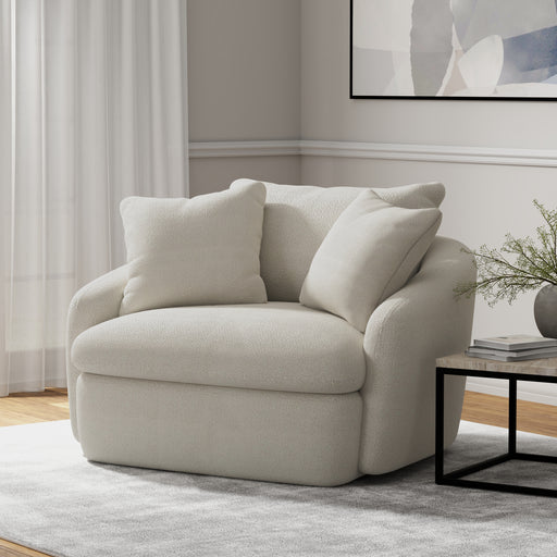 Parker Living Boomer Large Swivel Chair with 2 Toss Pillows Two Pack
