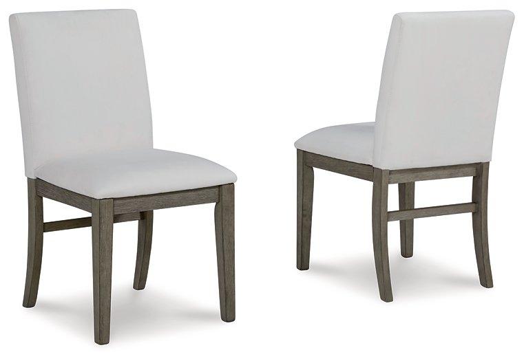 Anibecca Gray/Off White Dining Chair image