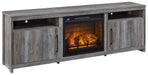 Baystorm 75" TV Stand with Electric Fireplace image