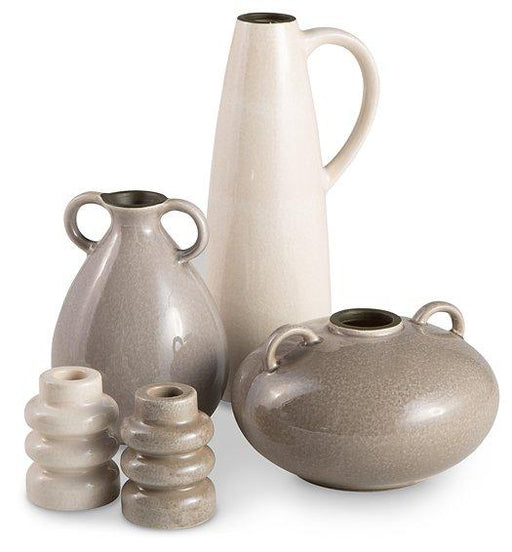 Abalade Gray/White/Brown Accessory Set (Set of 5) image