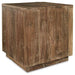 Randale Distressed Brown Accent Table image